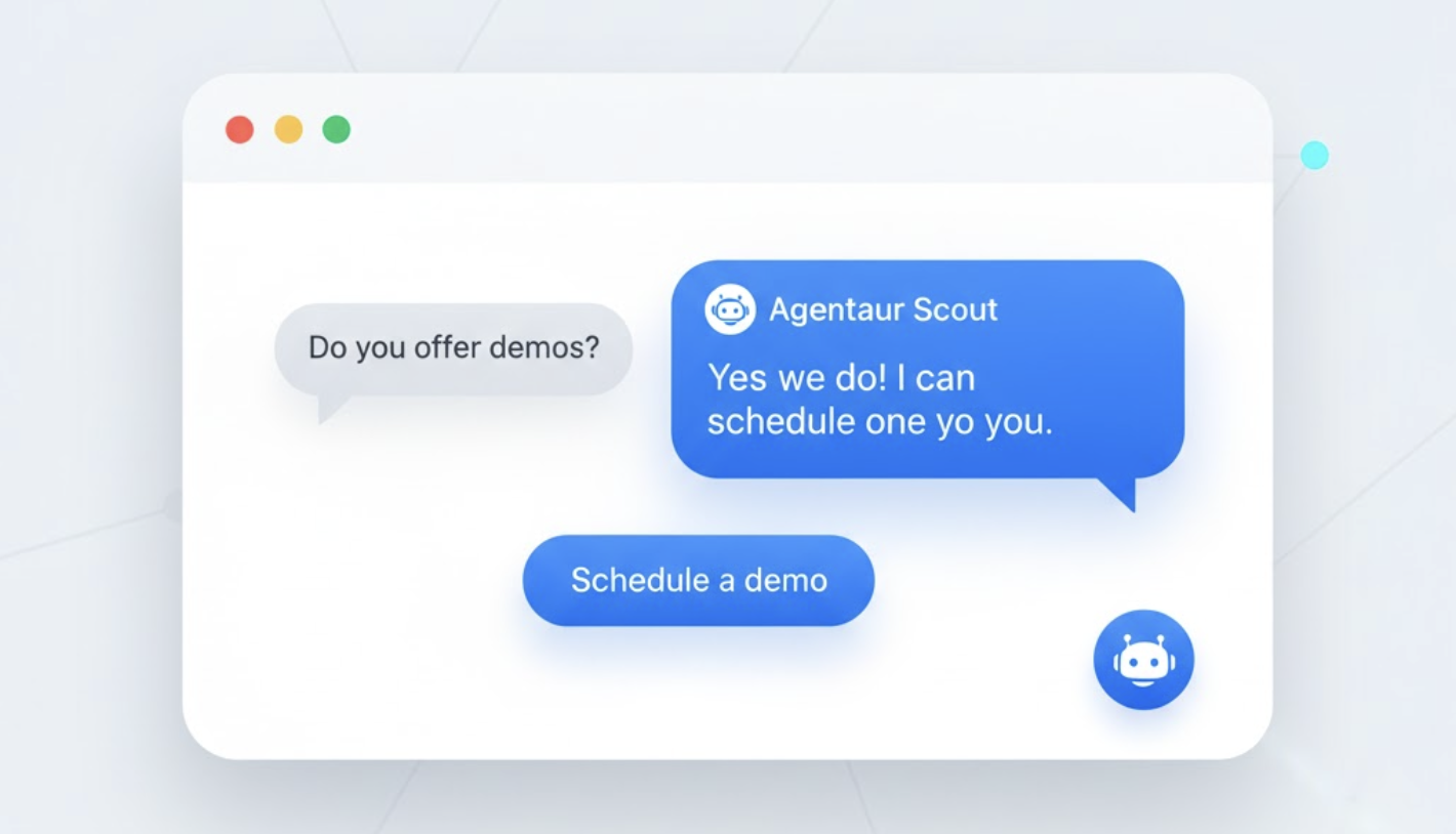 Scout Widget on a Pricing Page